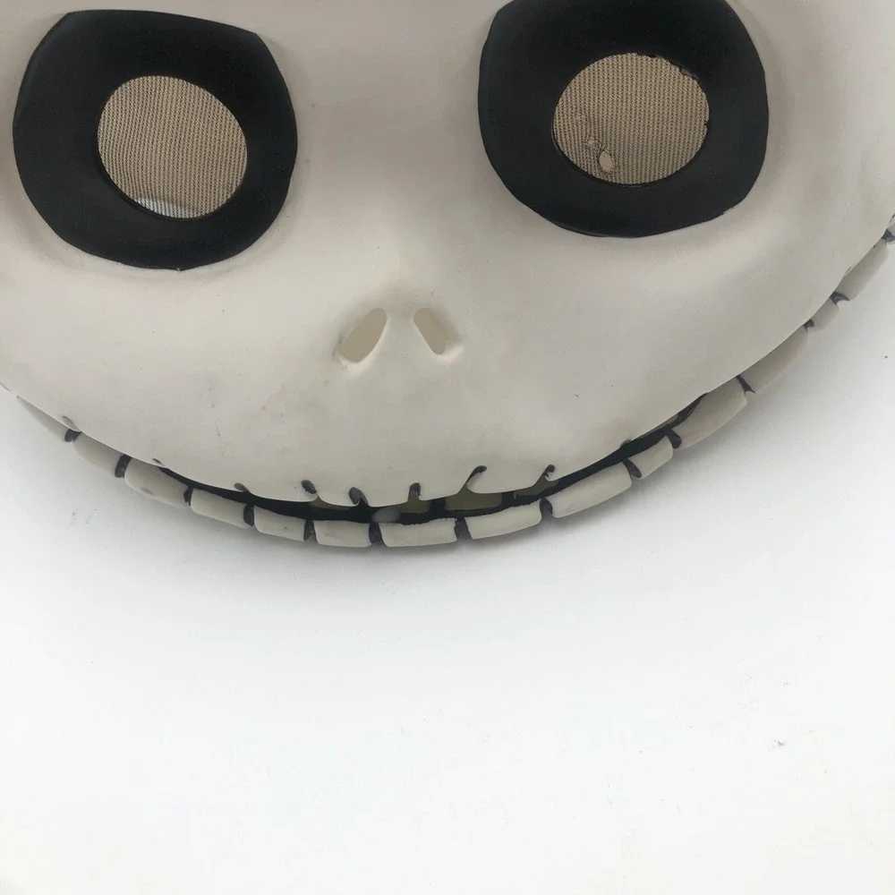 Nightmare Before Christmas‎ Disney Jack Skellington 2002 Halloween mask rubber